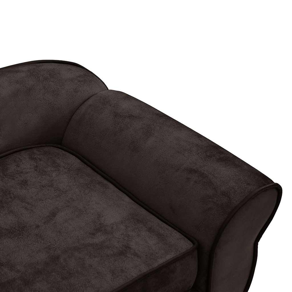 VidaXL Hondenbank Bruin Pluche - 72cm - 35% Korting!