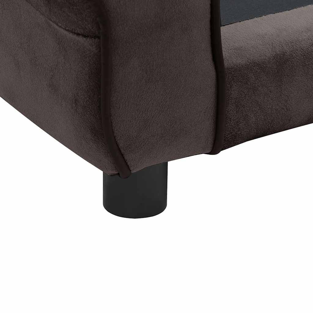 VidaXL Hondenbank Bruin Pluche - 72cm - 35% Korting!