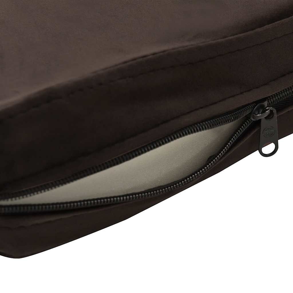 VidaXL Hondenbank Bruin Pluche - 72cm - 35% Korting!