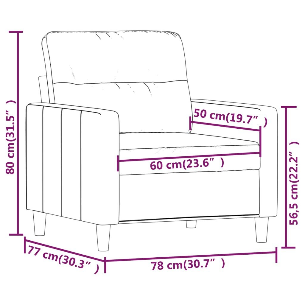 vidaXL Fauteuil Donkergrijs - Krasje - 35% Korting!