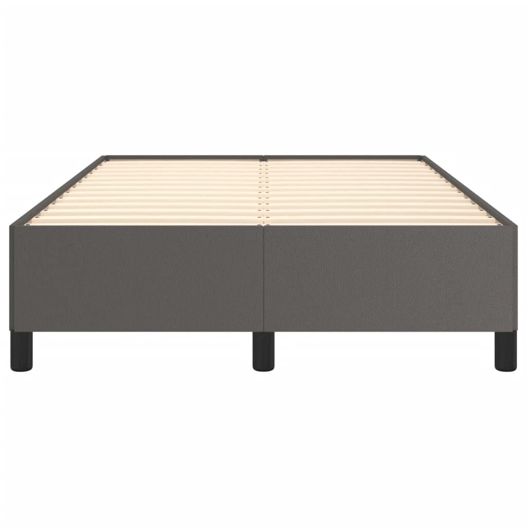 vidaXL Bedframe 120x190 cm Grijs Kunstleer - 35% Korting!