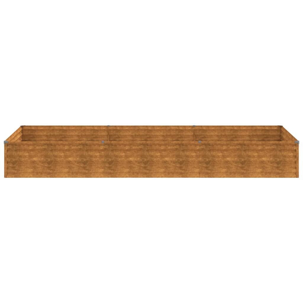 VidaXL Verhoogde Plantenbak Cortenstaal 291cm -50%! Deuk/Roest