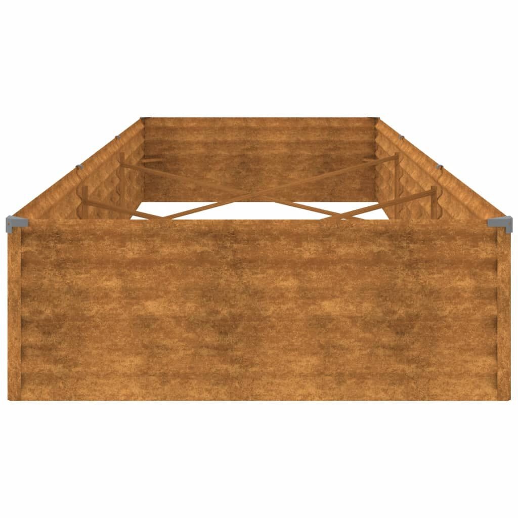 VidaXL Verhoogde Plantenbak Cortenstaal 291cm -50%! Deuk/Roest