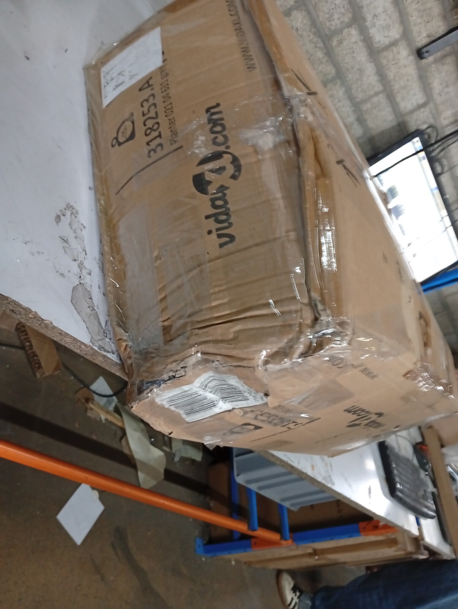 vidaXL Plantenbak met Latwerk Grijs 120cm - 45% Korting!