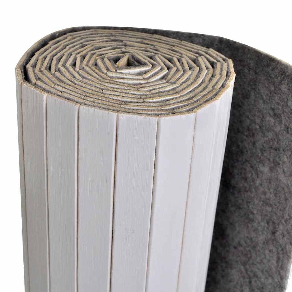 vidaXL Bamboe Kamerscherm Wit 250x165cm - 35% Korting!