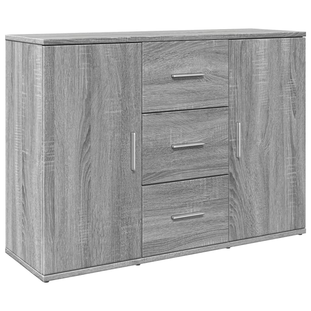Dressoir Grijs Sonoma Eiken 90cm - 35% Korting!