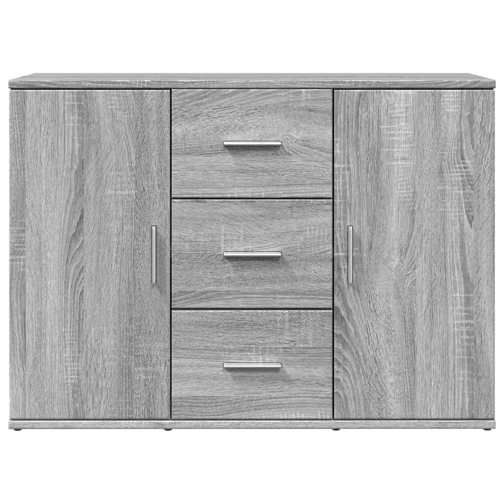 Dressoir Grijs Sonoma Eiken 90cm - 35% Korting!