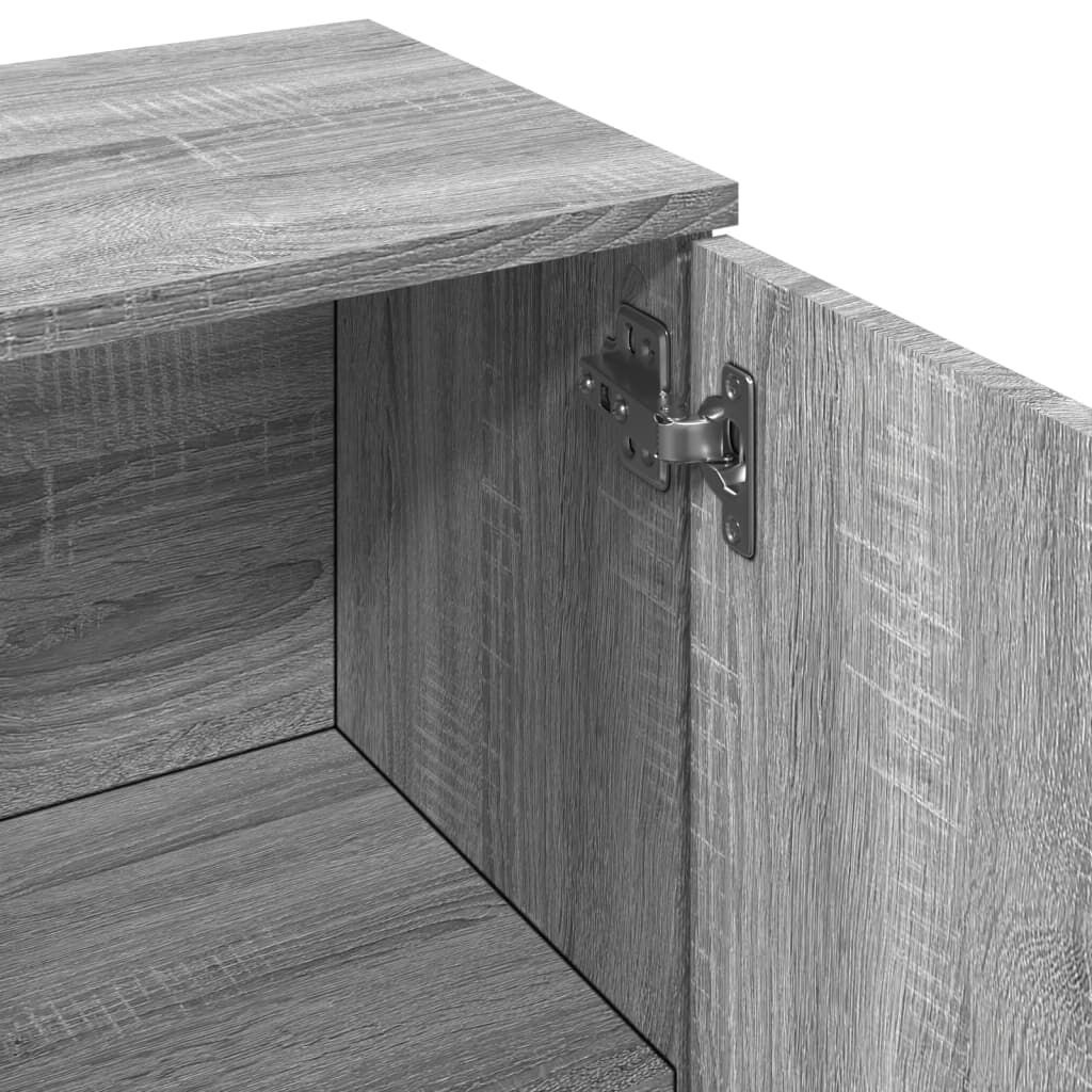Dressoir Grijs Sonoma Eiken 90cm - 35% Korting!