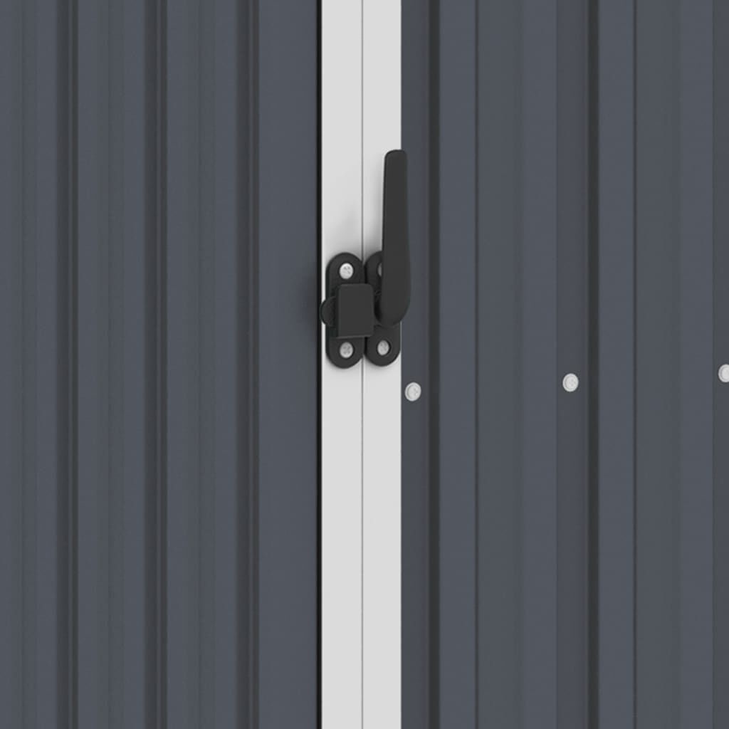 VidaXL Brandhoutschuur Antraciet 245x98x159cm - 35% Korting!