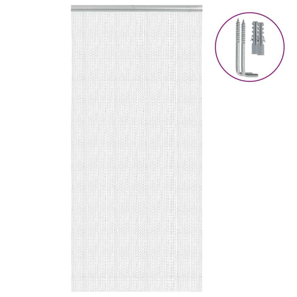 vidaXL Vliegengordijn Aluminium 100x212cm - 35% Korting!