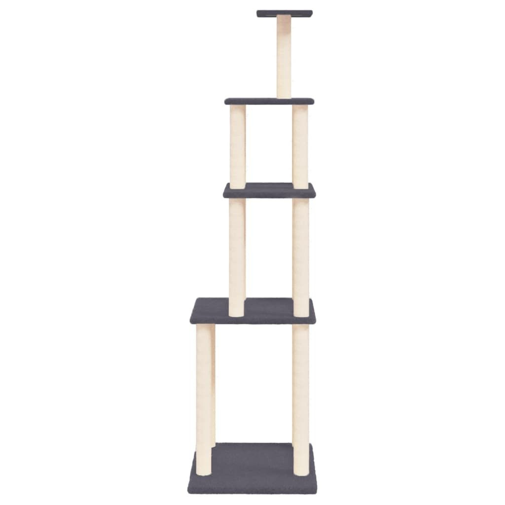 vidaXL Kattenmeubel Grijs 183cm -50% Korting! (Lichte Schade)