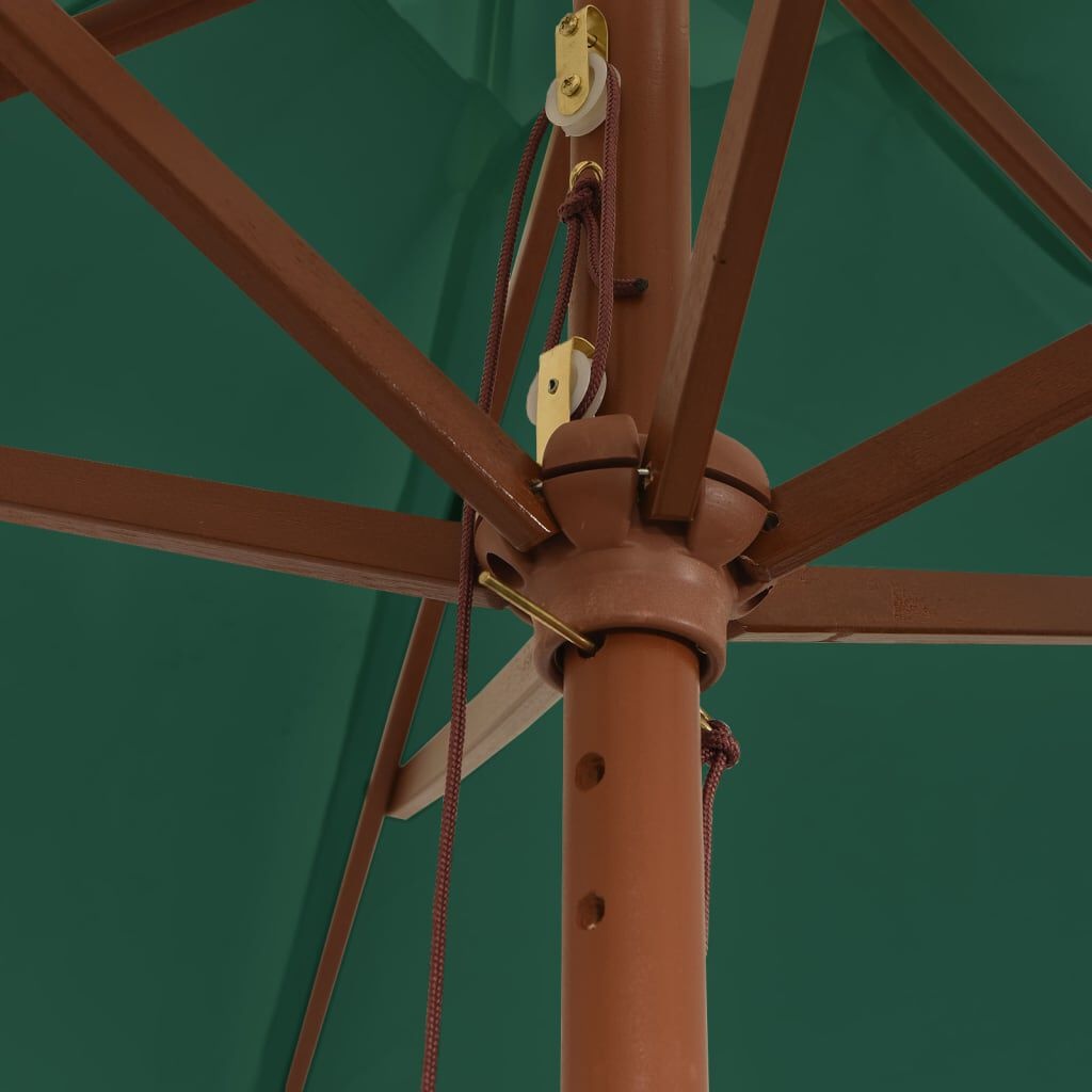 vidaXL Parasol Groen 299x240cm - 35% Korting!