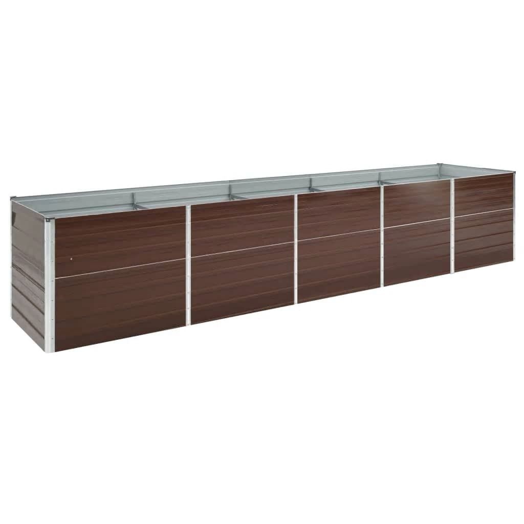 VidaXL Verhoogde Plantenbak 400cm Bruin -35% Korting! (Zonder Montage)