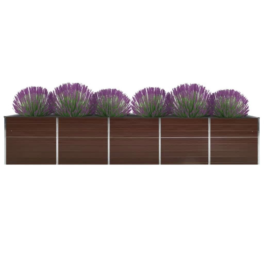 VidaXL Verhoogde Plantenbak 400cm Bruin -35% Korting! (Zonder Montage)