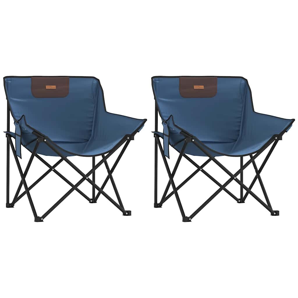 vidaXL Campingstoelen (2x) Blauw - 35% Korting!