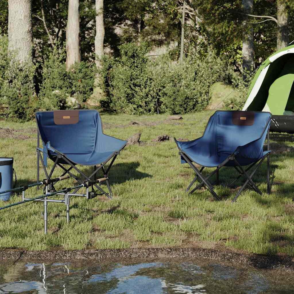 vidaXL Campingstoelen (2x) Blauw - 35% Korting!