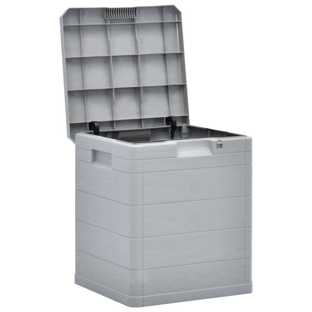 vidaXL Tuin Opbergbox 90L Lichtgrijs - 35% Korting!