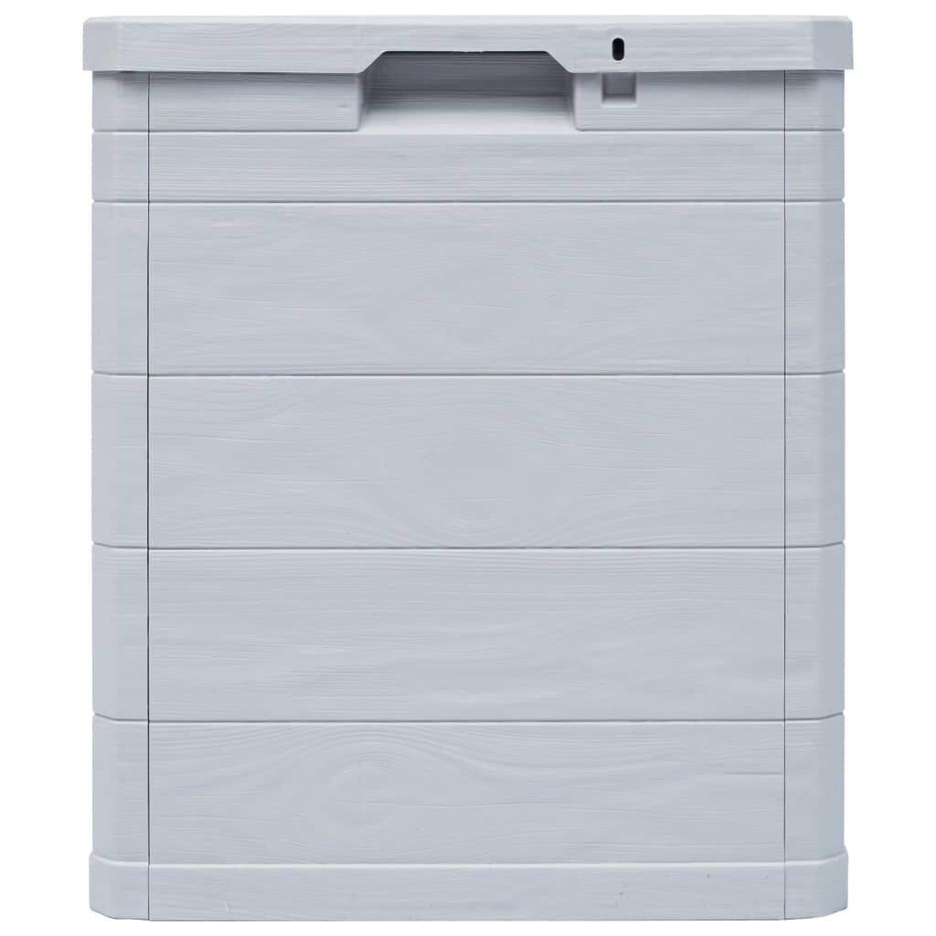 vidaXL Tuin Opbergbox 90L Lichtgrijs - 35% Korting!