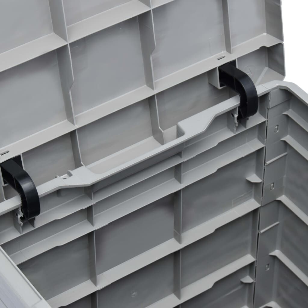 vidaXL Tuin Opbergbox 90L Lichtgrijs - 35% Korting!