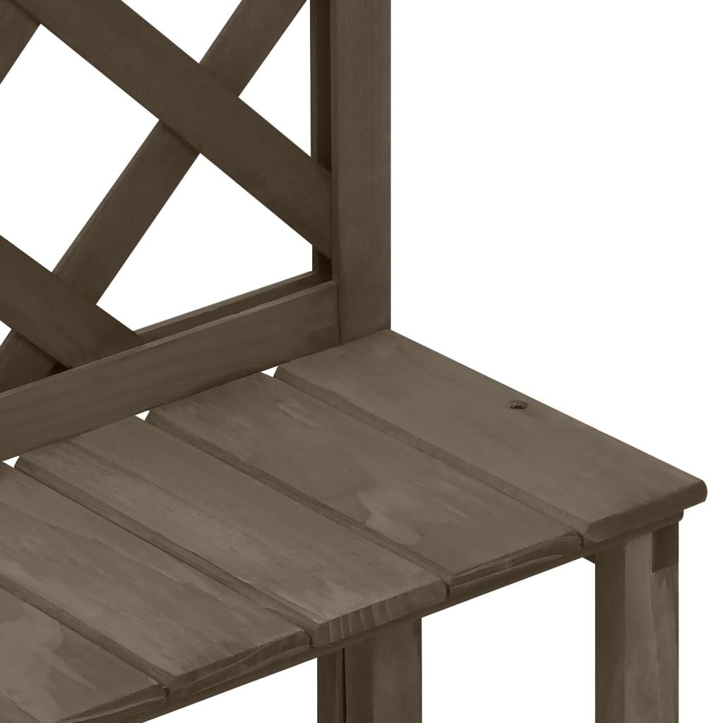 VidaXL Plantenrek Grijs Vurenhout 70x42x115cm - 35% Korting!