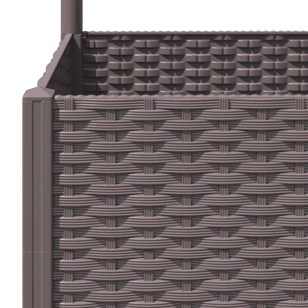 VidaXL Plantenbak met Latwerk Bruin - 55% Korting! (Defect)