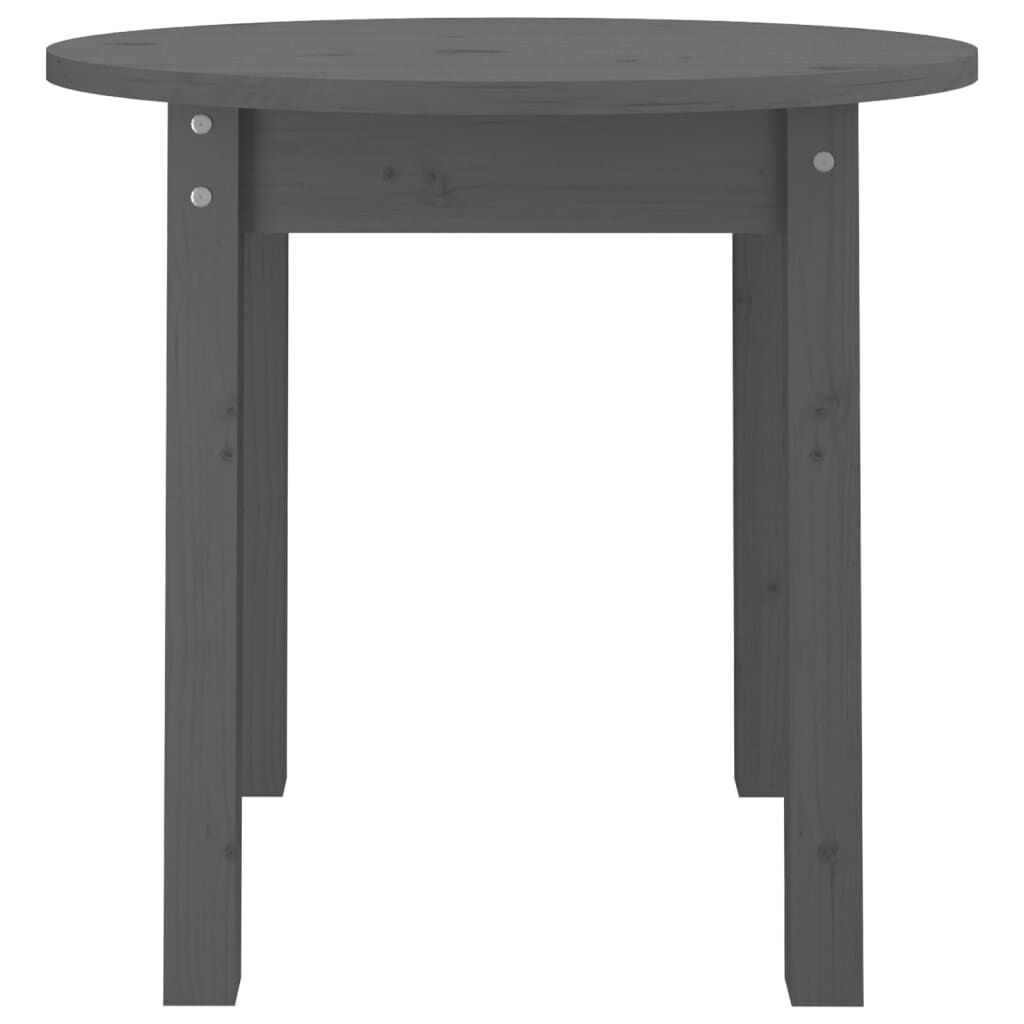 Salontafel Grenenhout Grijs Ø45cm -35%! Retourdeal