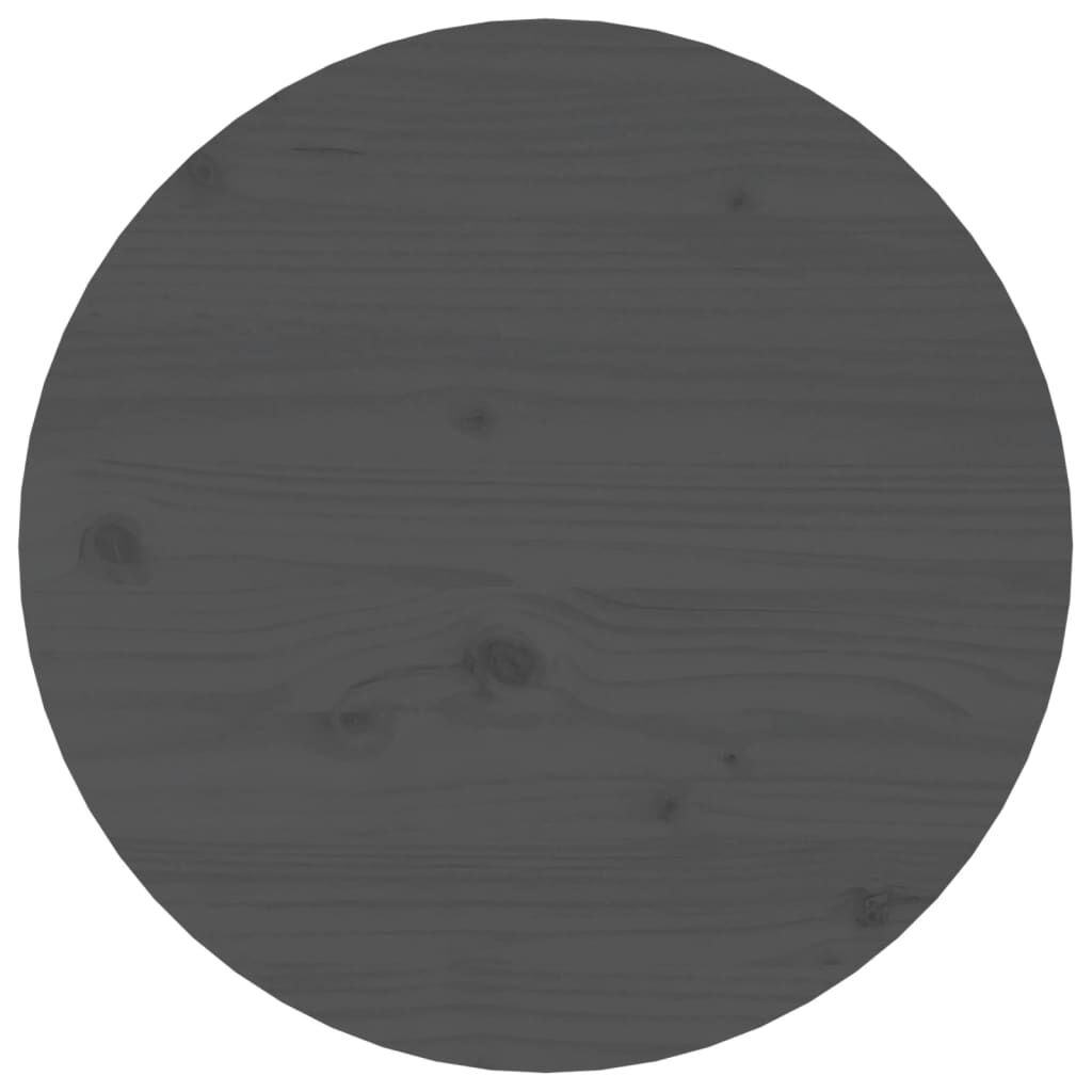 Salontafel Grenenhout Grijs Ø45cm -35%! Retourdeal