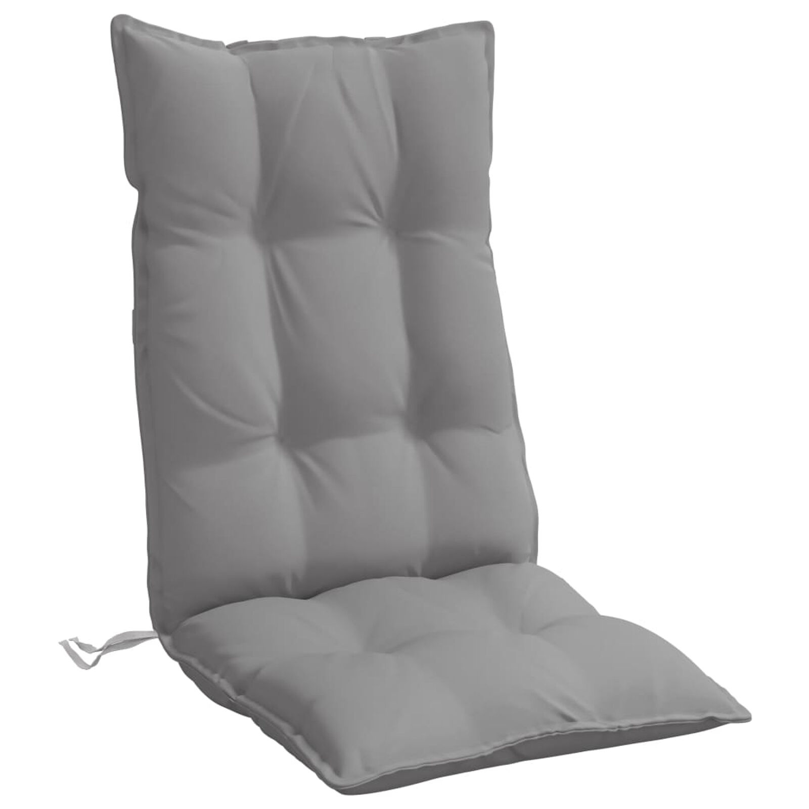 vidaXL Stoelkussens Hoge Rug, 6 st. Grijs - 45% Korting!