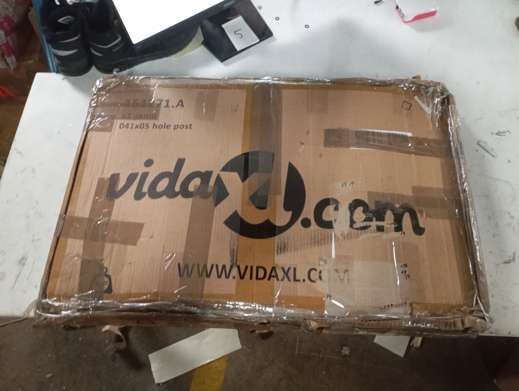 vidaXL Schanskorf Palen 2st 50x50x140cm IJzer -55% Korting!