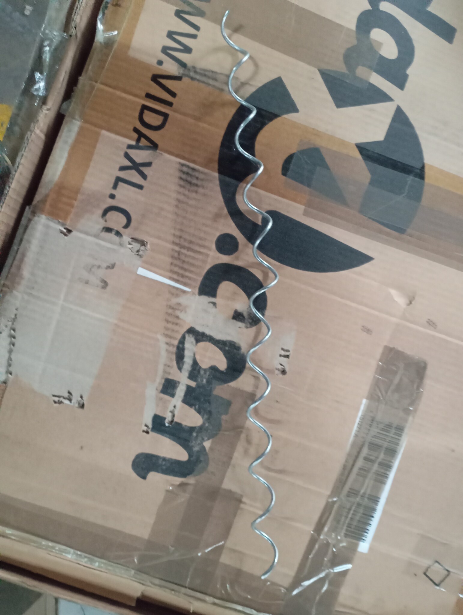 vidaXL Schanskorf Palen 2st 50x50x140cm IJzer -55% Korting!