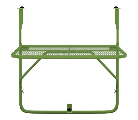 vidaXL Balkontafel Groen - 60x40cm - 35% Korting!
