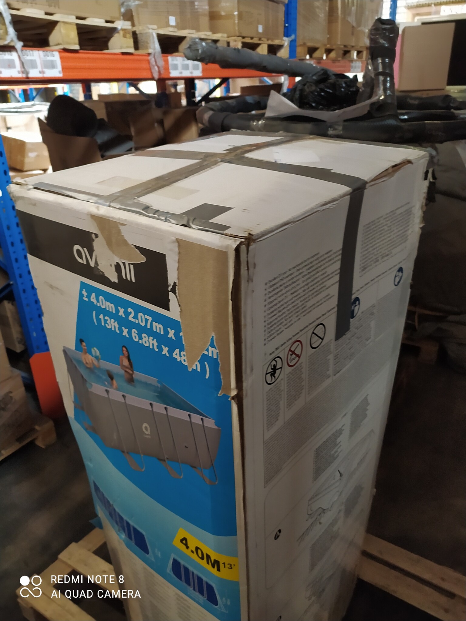 Avenli Zwembad 400x207x122cm + Zandfilter - 45% Korting!