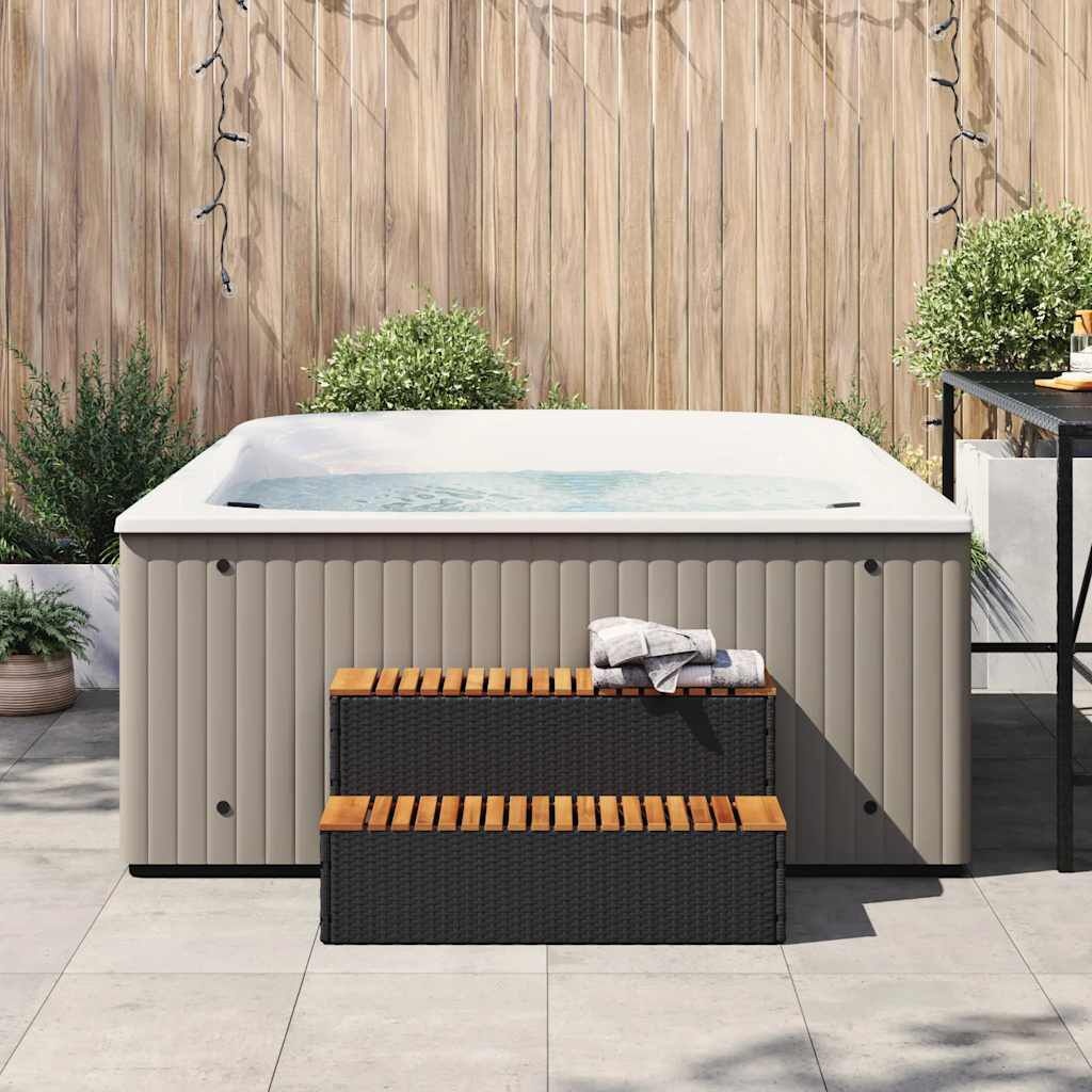 vidaXL Hottub Opstap 100cm - 35% Korting! (Montageset mogelijk incompleet)