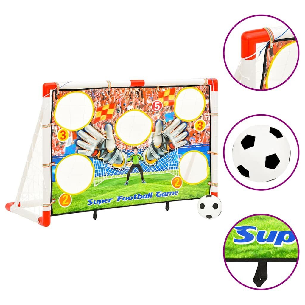 vidaXL Voetbaldoelenset met Doelmuur - 35% Korting!