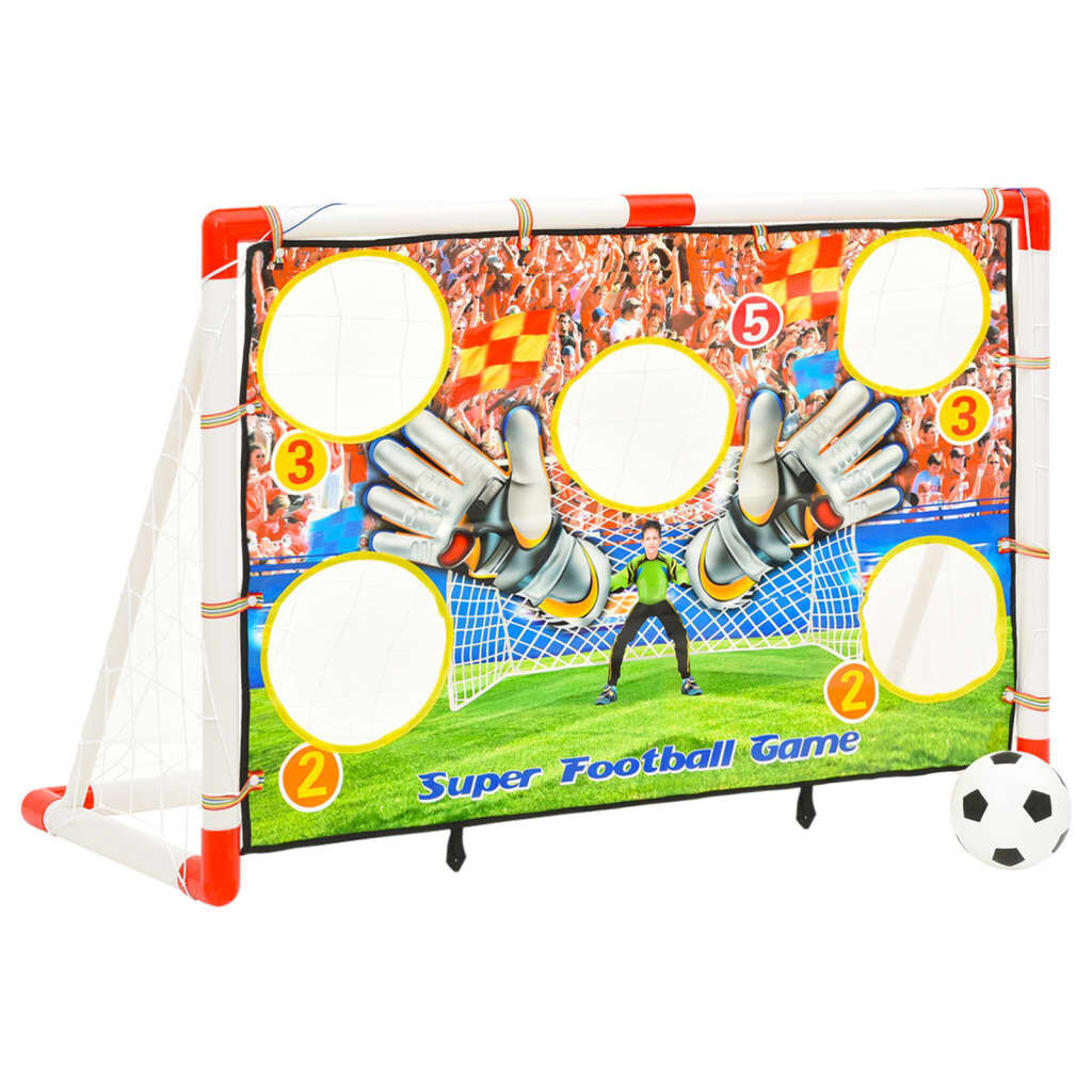 vidaXL Voetbaldoelenset met Doelmuur - 35% Korting!