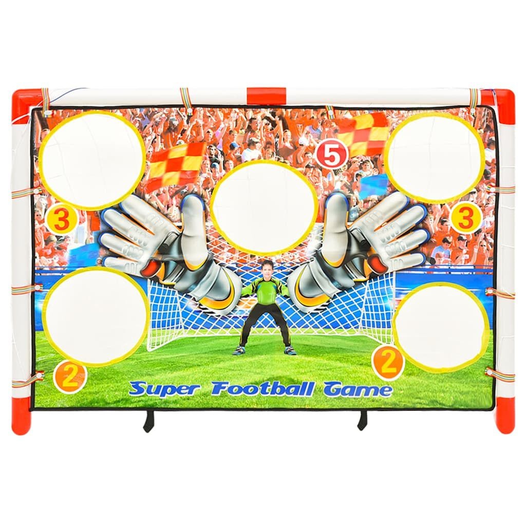 vidaXL Voetbaldoelenset met Doelmuur - 35% Korting!