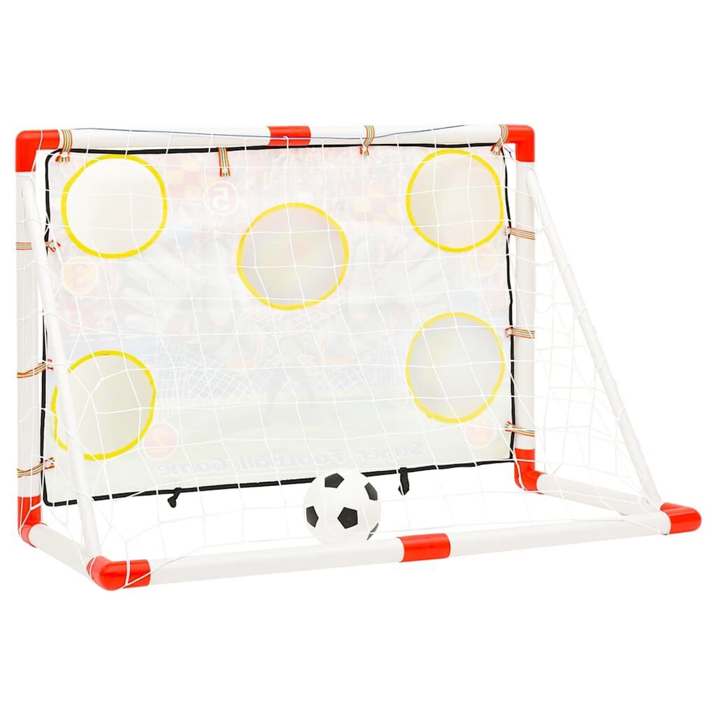 vidaXL Voetbaldoelenset met Doelmuur - 35% Korting!