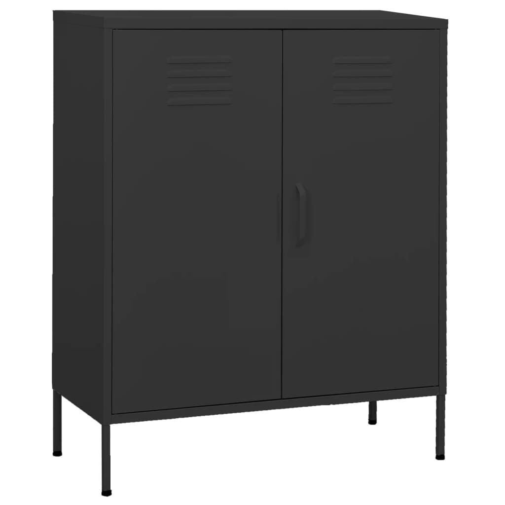 vidaXL Opbergkast Antraciet 80cm - 60% Korting!
