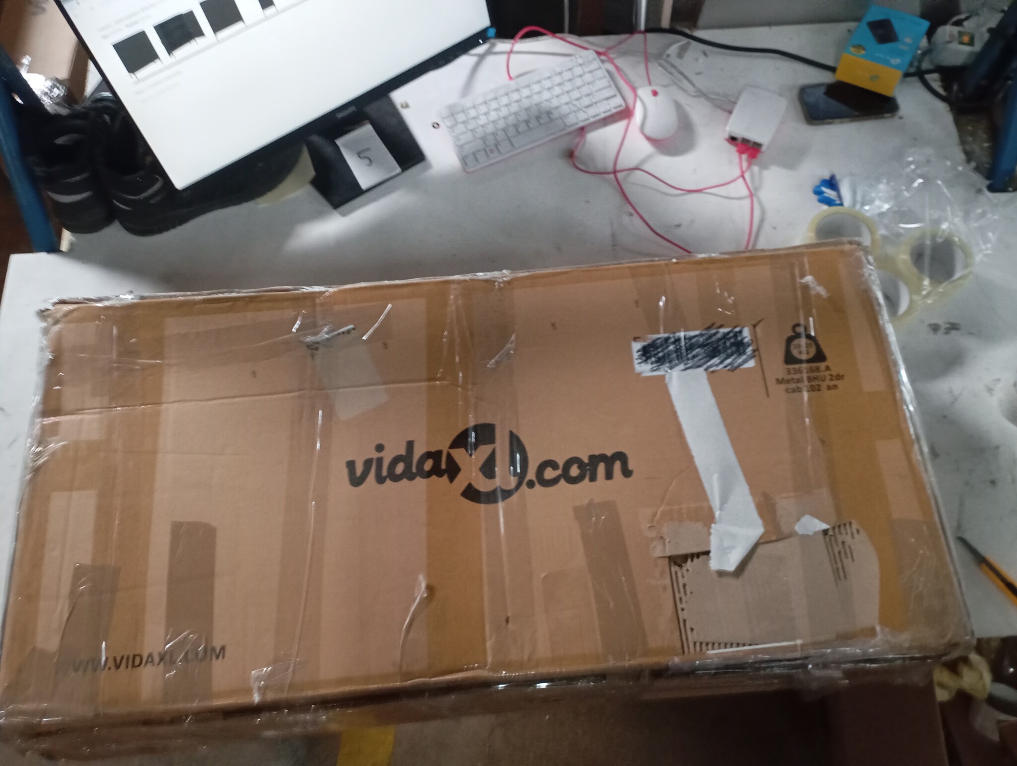 vidaXL Opbergkast Antraciet 80cm - 60% Korting!
