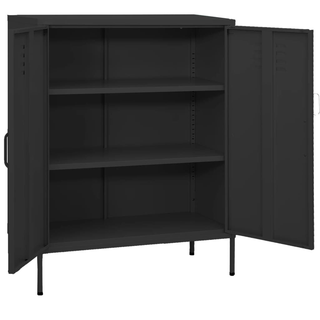 vidaXL Opbergkast Antraciet 80cm - 60% Korting!
