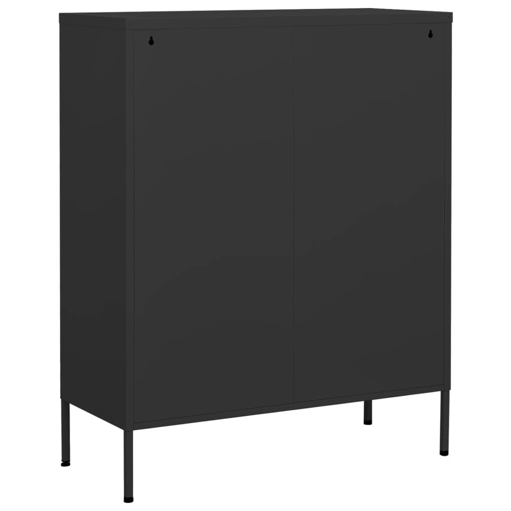 vidaXL Opbergkast Antraciet 80cm - 60% Korting!