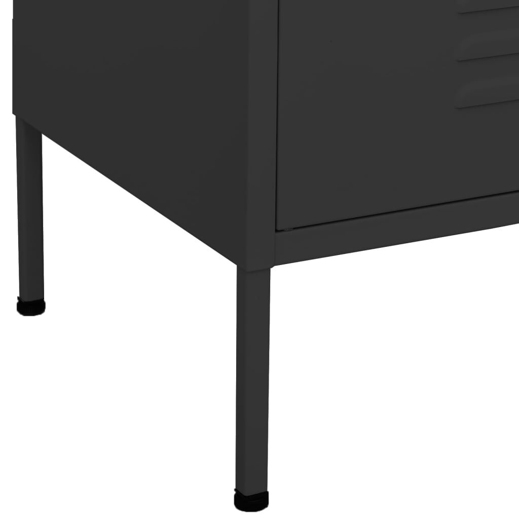 vidaXL Opbergkast Antraciet 80cm - 60% Korting!