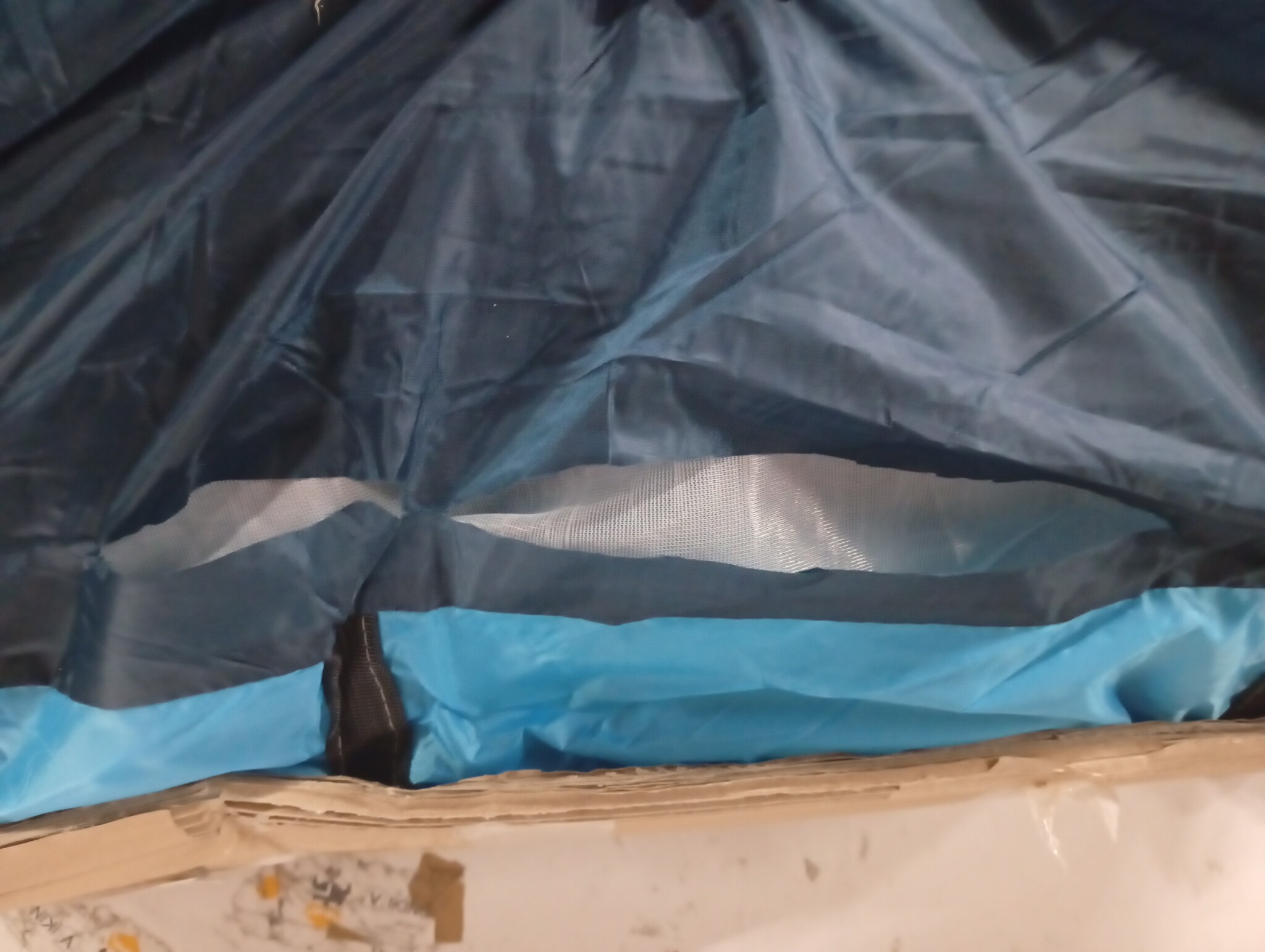 Zwembadtent vidaXL 590x520x250cm Blauw - 50% Korting!