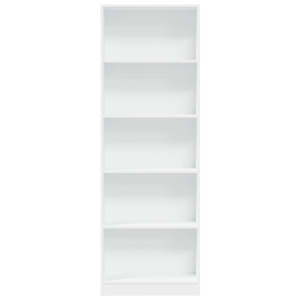 vidaXL Boekenkast 60x24x176 cm bewerkt hout wit