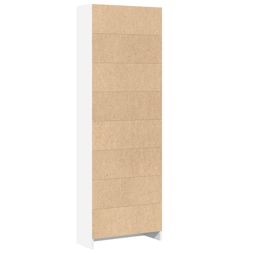 vidaXL Boekenkast 60x24x176 cm bewerkt hout wit