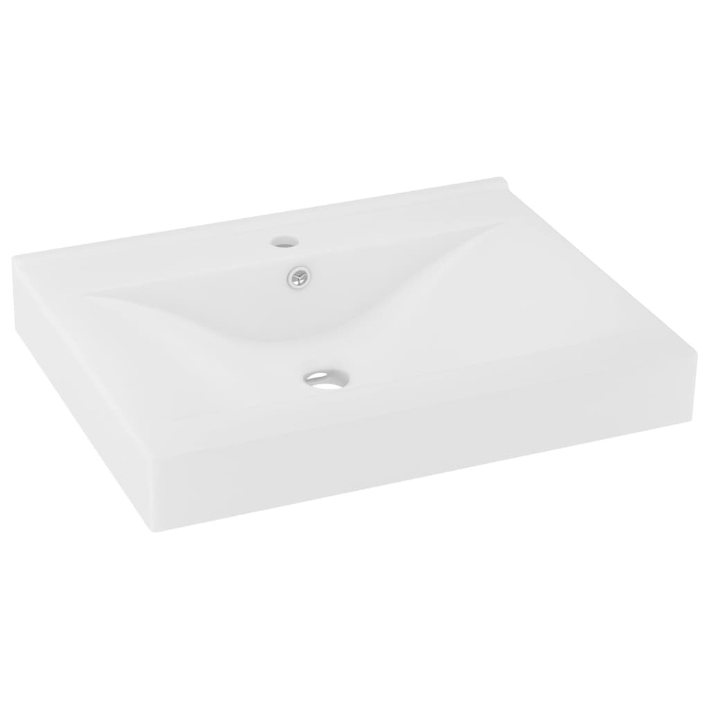 vidaXL Wastafel Matwit 60cm - Kras Achterkant - 35% Korting!