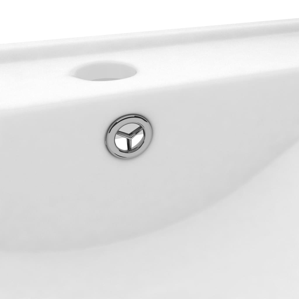 vidaXL Wastafel Matwit 60cm - Kras Achterkant - 35% Korting!
