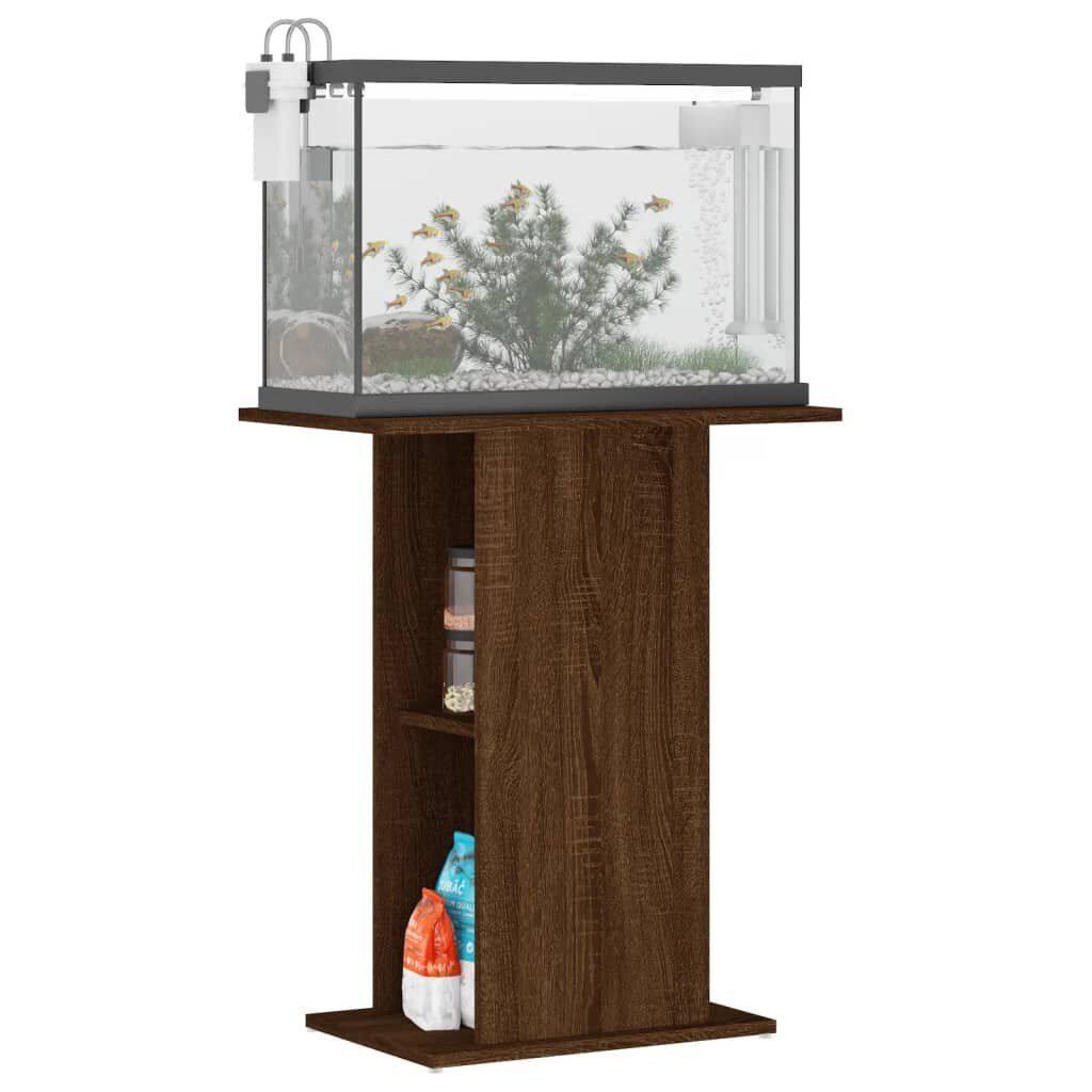 vidaXL Aquariumstandaard Bruin Eiken - 35% Korting!