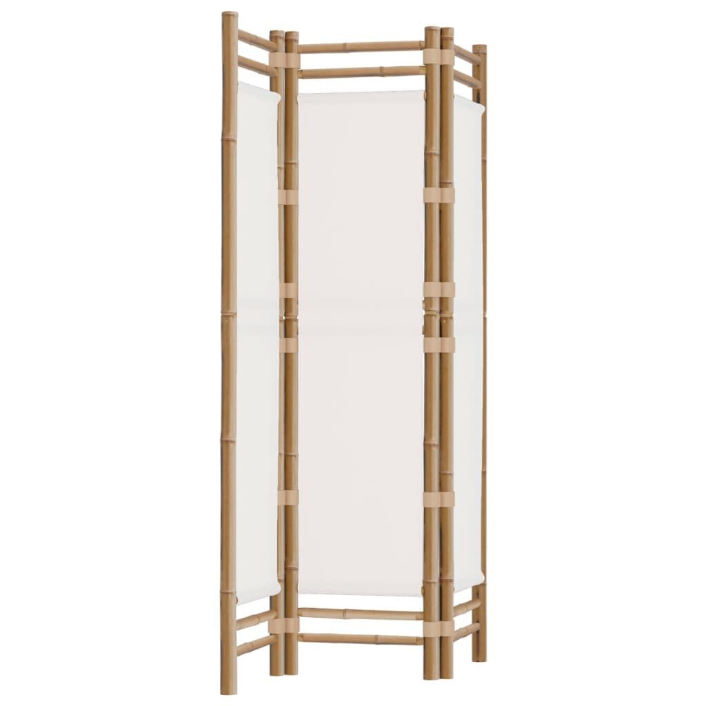Kamerscherm Bamboe & Canvas 120cm - 35% Korting!