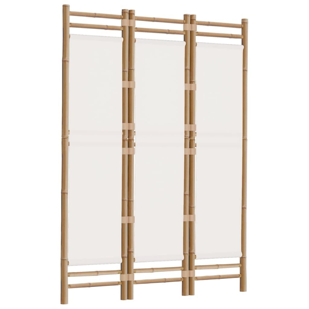 Kamerscherm Bamboe & Canvas 120cm - 35% Korting!